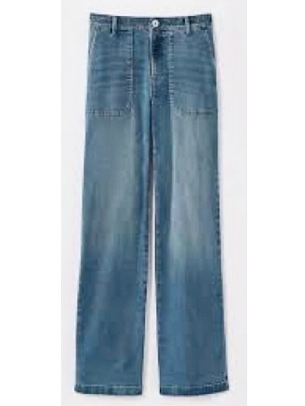 J Jill High Rise Wide Leg Cotton Tencel Jean
